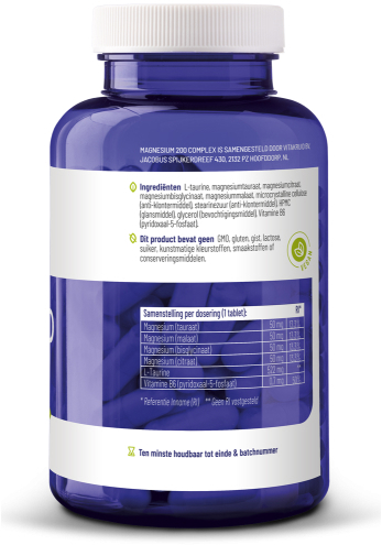 Vitakruid Magnesium 200 Complex 180 tabletten