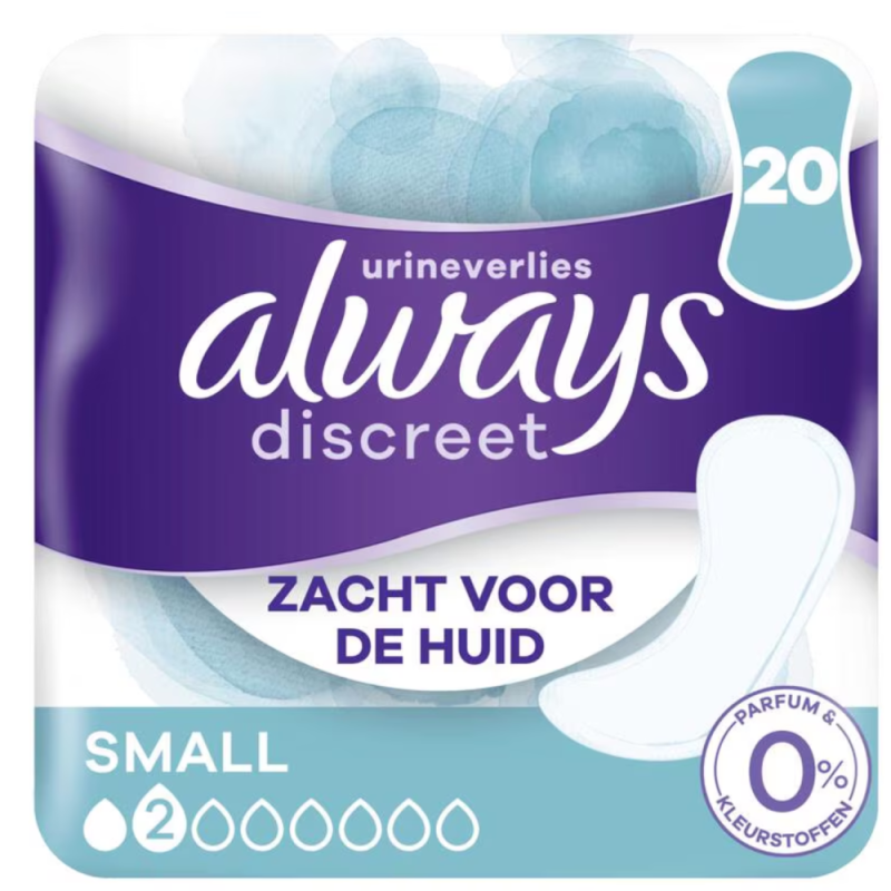 Discreet 0% Small 20 Stuks