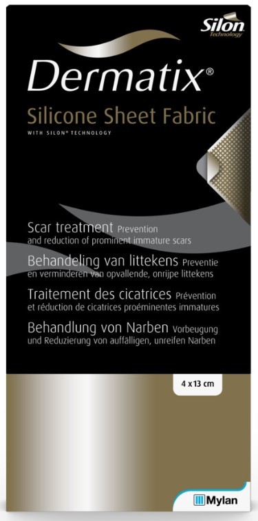 Siliconenpleisters Clear 4 x 13cm 1 Stuk