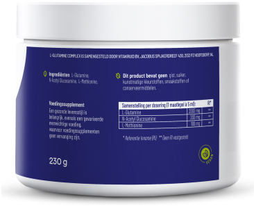 Vitakruid L-Glutamine Complex Poeder 230 gram