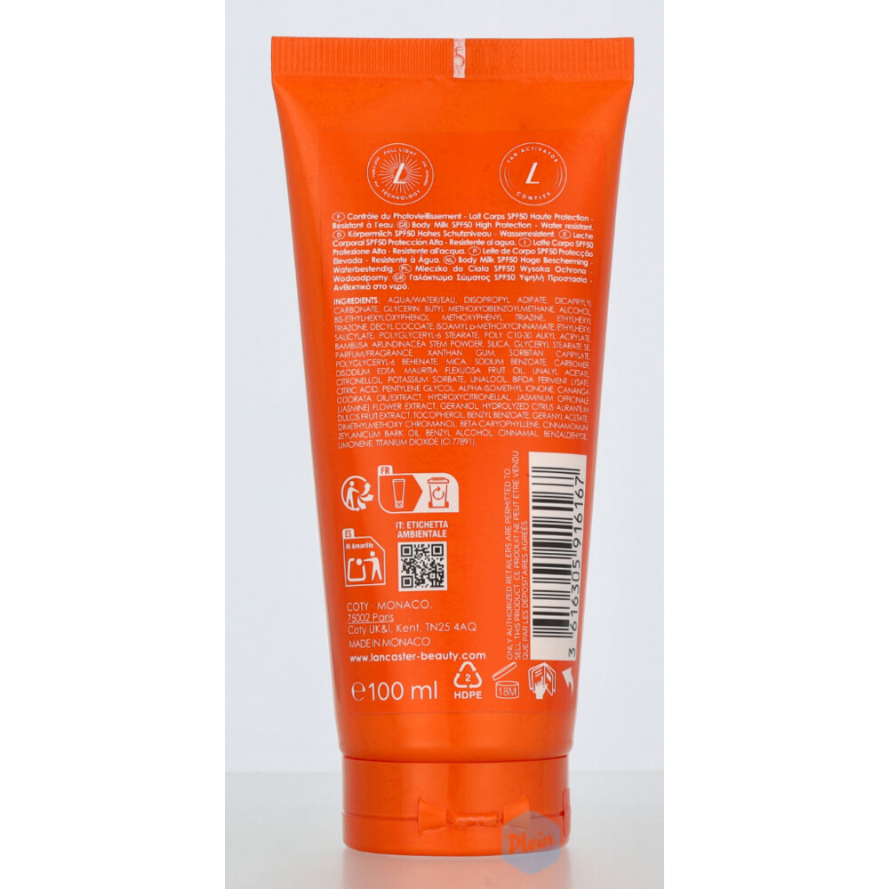 Lancaster Lnc Sun Bty Body Mlk 100ml Spf50 50ml