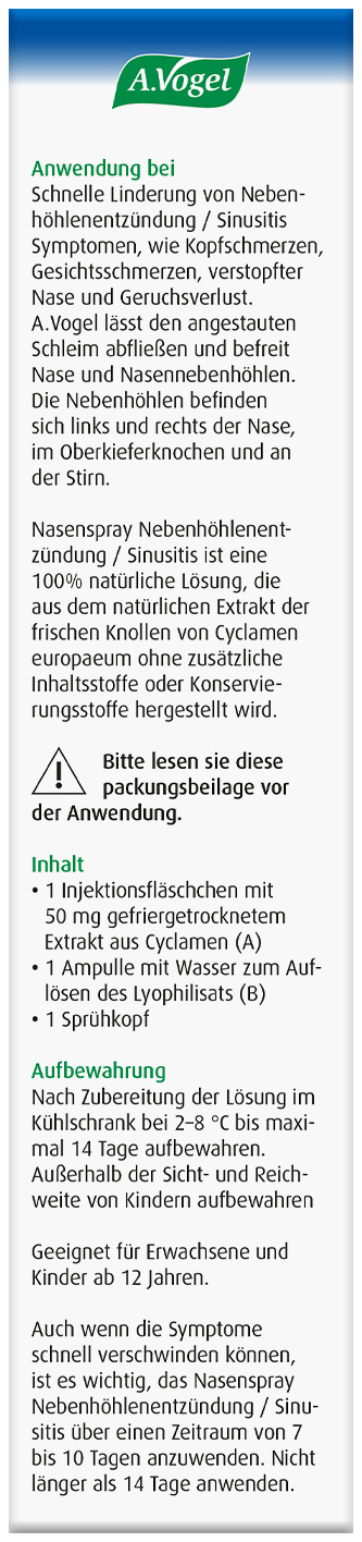 A.Vogel Neusspray Bijholteontsteking 30 ML