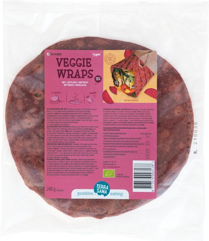 Groentewrap biet bio 240G