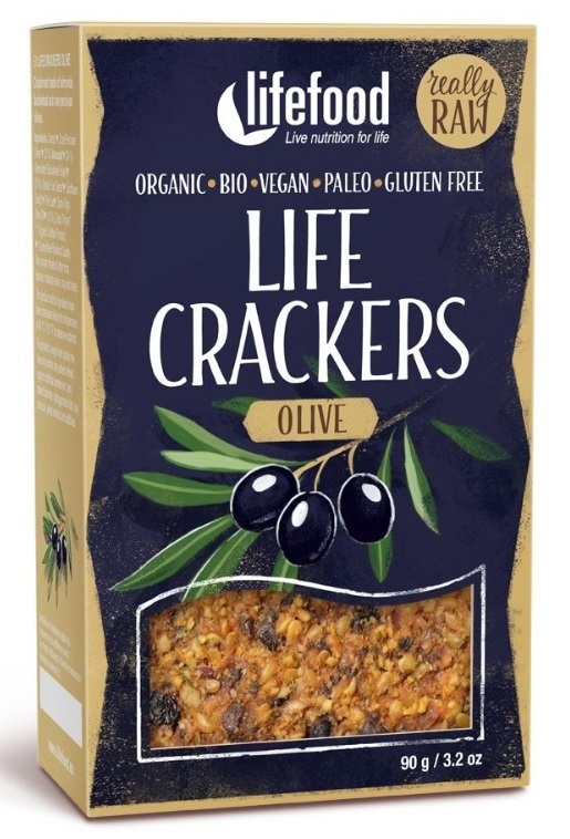 Life Crackers Olijf 90g