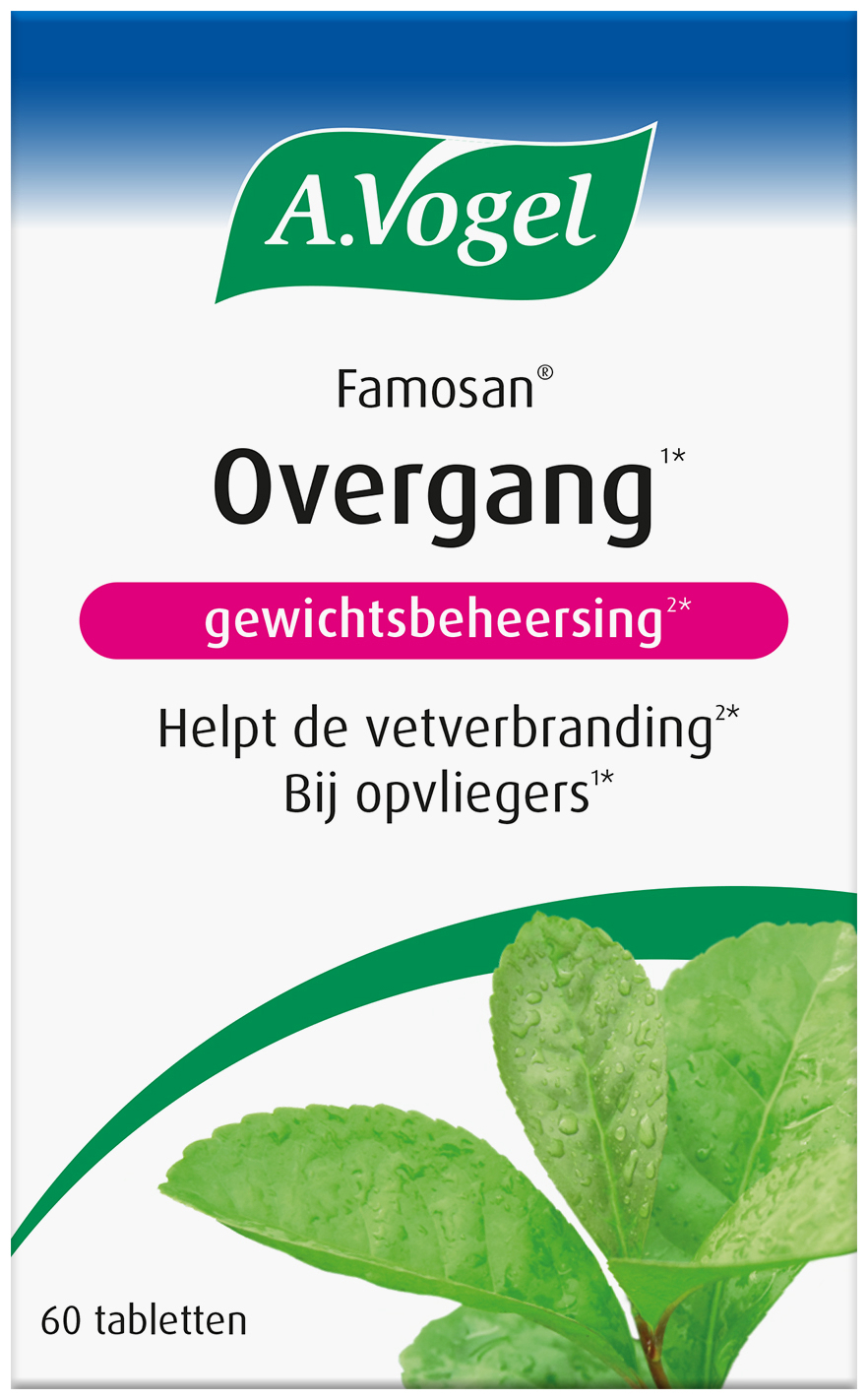 A.Vogel Famosan Overgang Gewichtsbeheersing tabletten 60 Stuks
