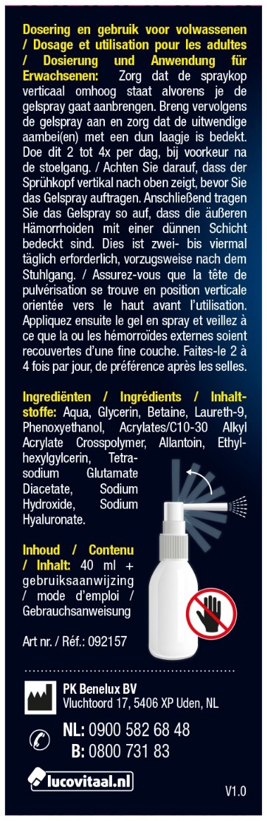 Lucovitaal Uitwendige Aambeien Spray 40ml