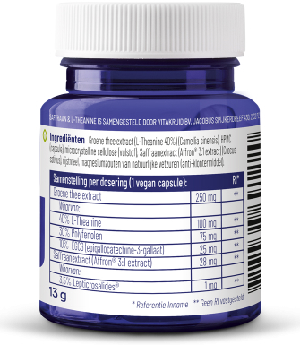 Vitakruid Saffraan & L-Theanine 30 capsules