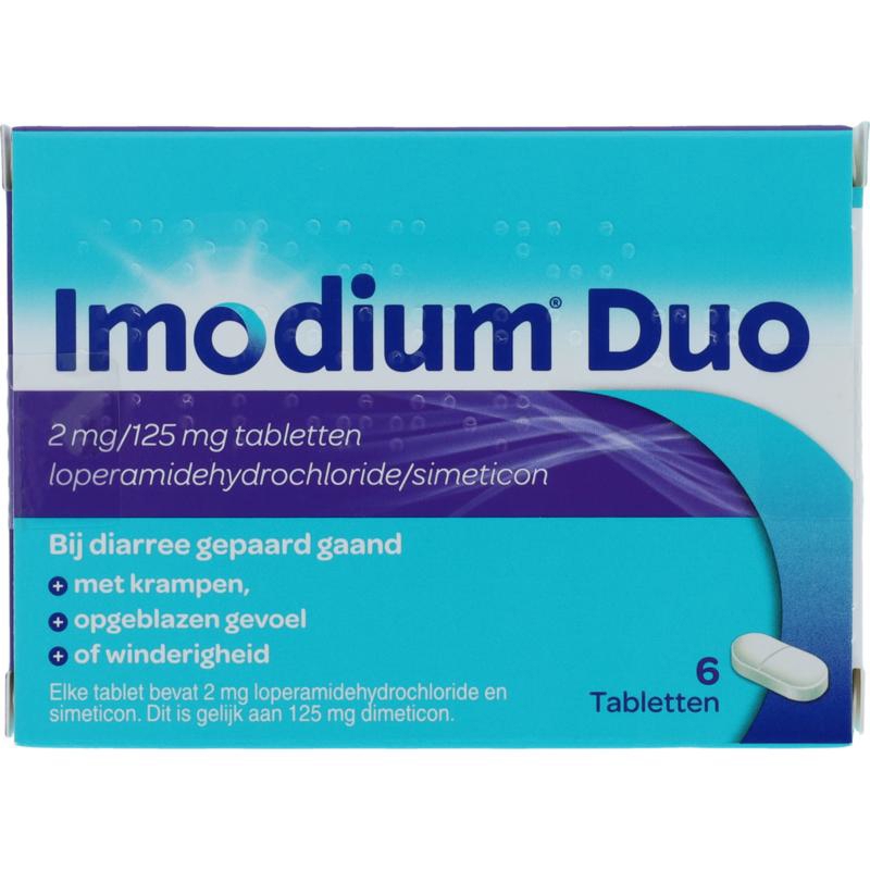 Imodium Duo 6 tabletten