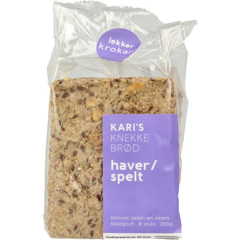 Knekkebrod haver/spelt bio 200g