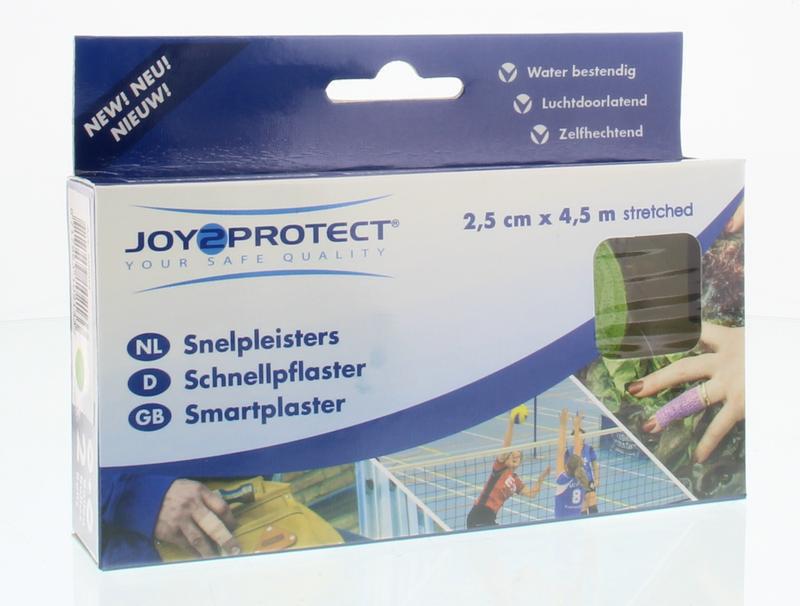 Snelpleisters groen 2.5 cm x 4.5 m 2rol