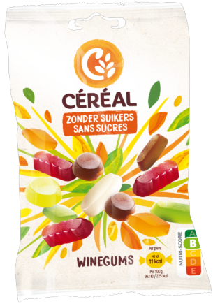 Céréal Winegums Zonder Suiker 100gr