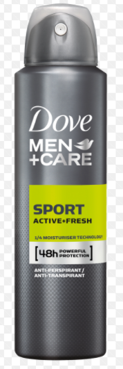 Deospray Men+Care Sport Active+Fresh 48h 150ml