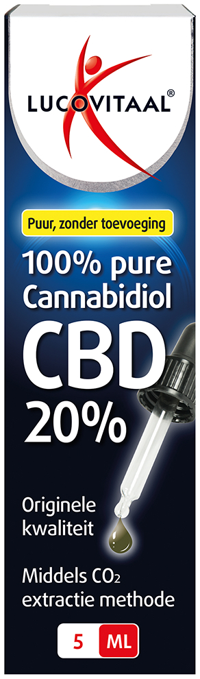 Lucovitaal CBD Cannabidiol Olie 20% 5ml