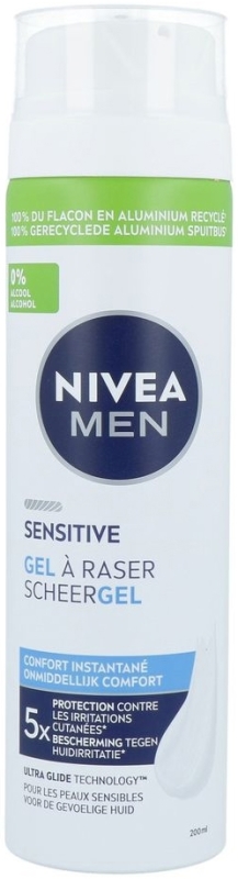 Nivea Men scheergel sensitive 200ml