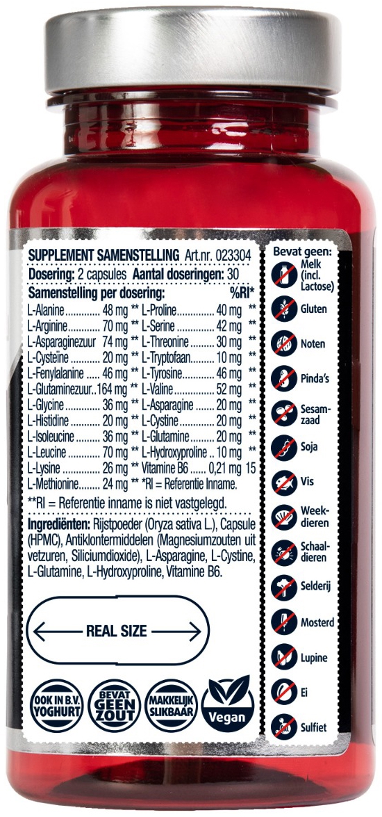 Lucovitaal Alle 22 Aminozuren Compleet 60 capsules