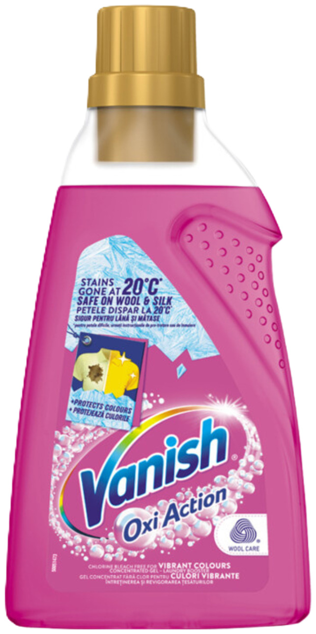 Vanish Oxi Action Vlekkenverwijderaar Gel Pink 1500 ML