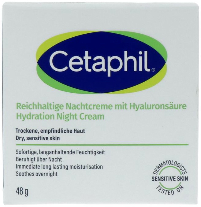 Cetaphil Hydraterende Nachtcrème 48 gram
