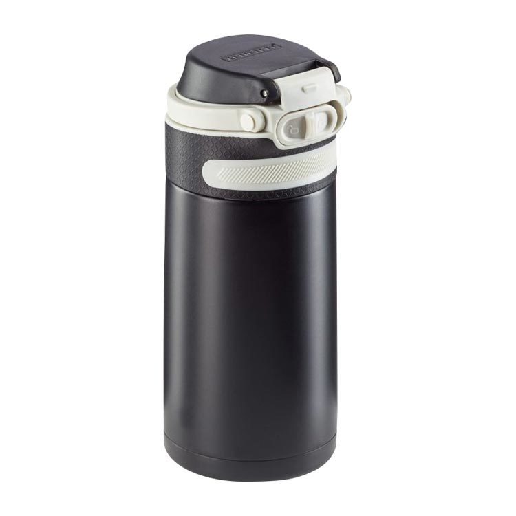 Thermosbeker Flip Rvs Zwart 350 ML