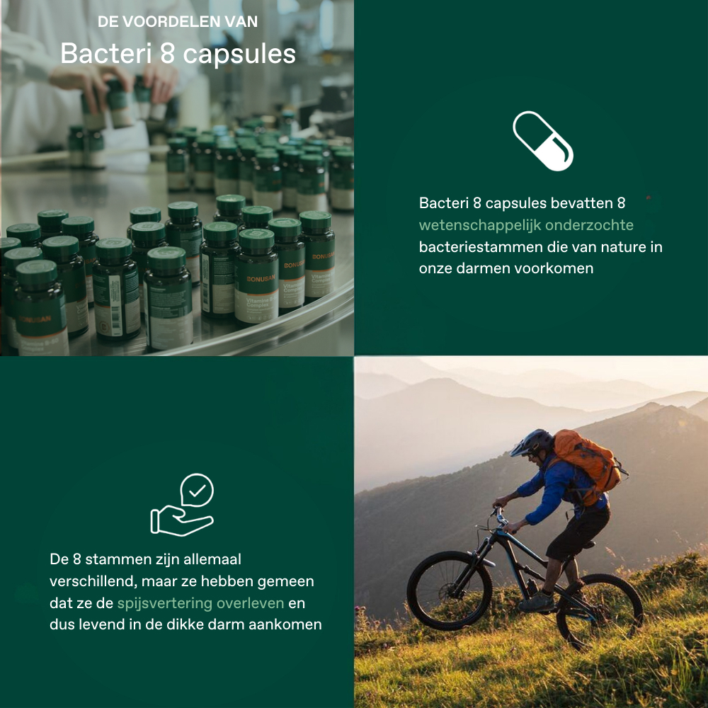 Bonusan Bacteri 8 28 Capsules