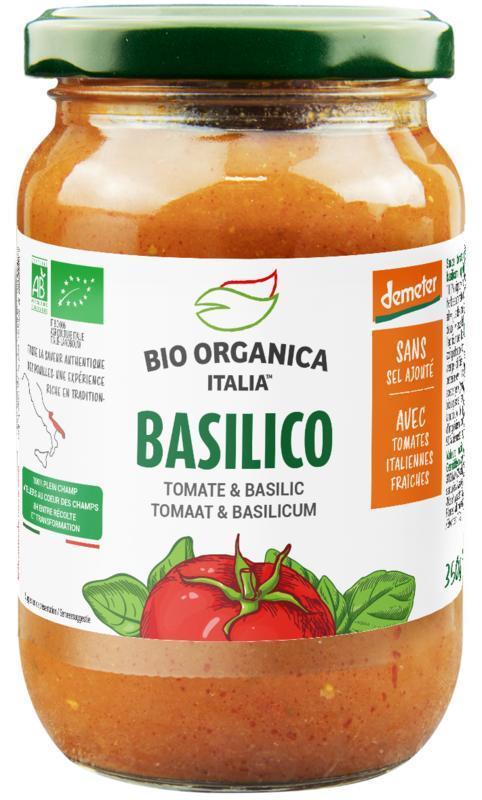Pastasaus basilicum demeter 350g