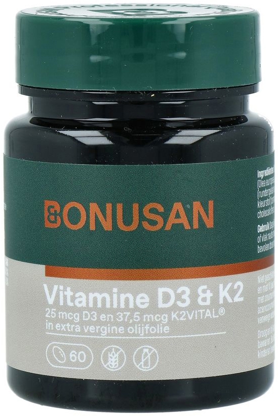 Bonusan Vitamine D3 & K2 60 softgels
