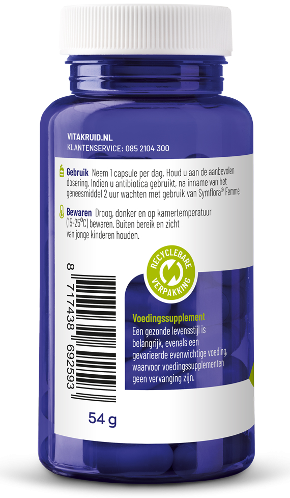 Vitakruid Symflora Femme 90 Vegicaps
