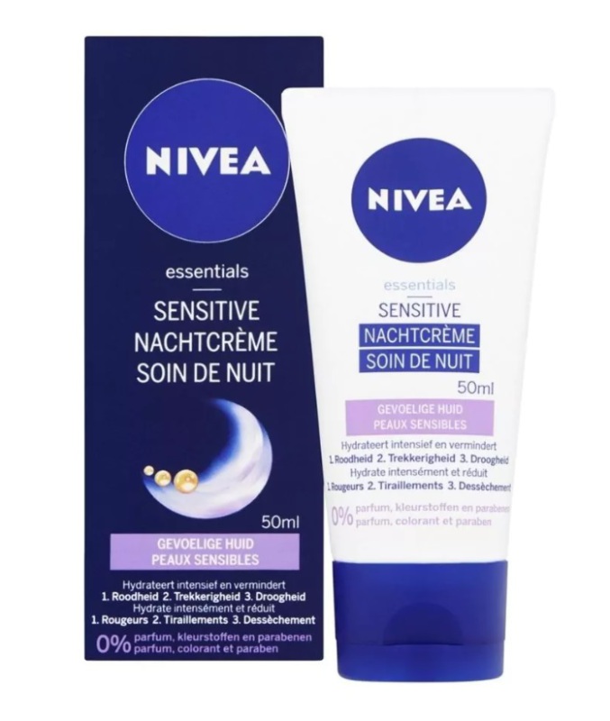 Essentials Sensitive Nachtcrème 50ml