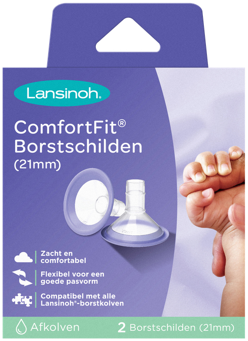 Lansinoh Borstschild Comf 21cm 2st
