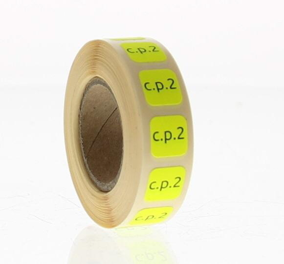 Strooketiket controle paraaf 2 750st