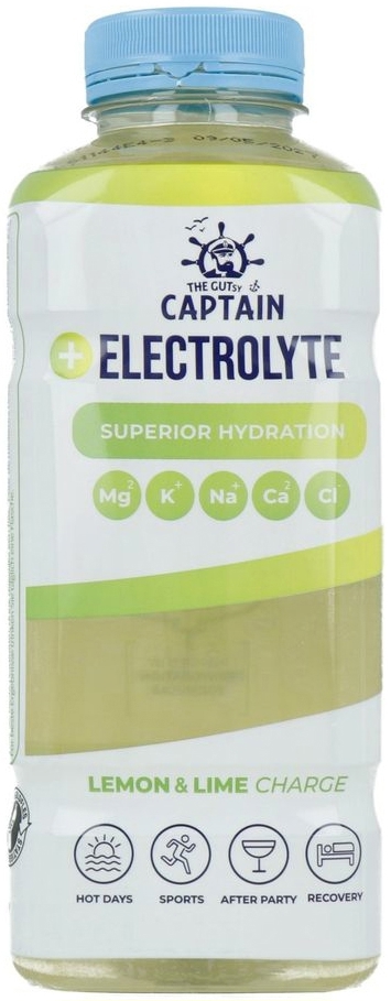 The Gutsy Captain Lemon & Lime Electrolyte 600 ml