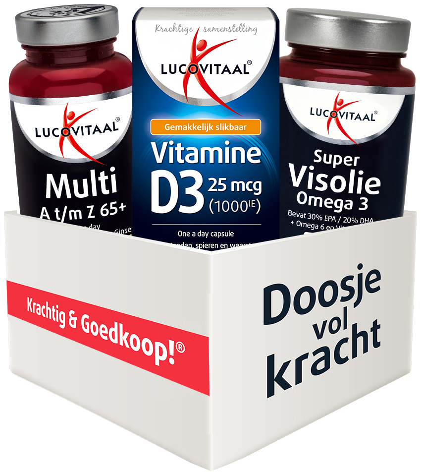 Lucovitaal Voordeelbox Vitaal 65+ 1 stuk