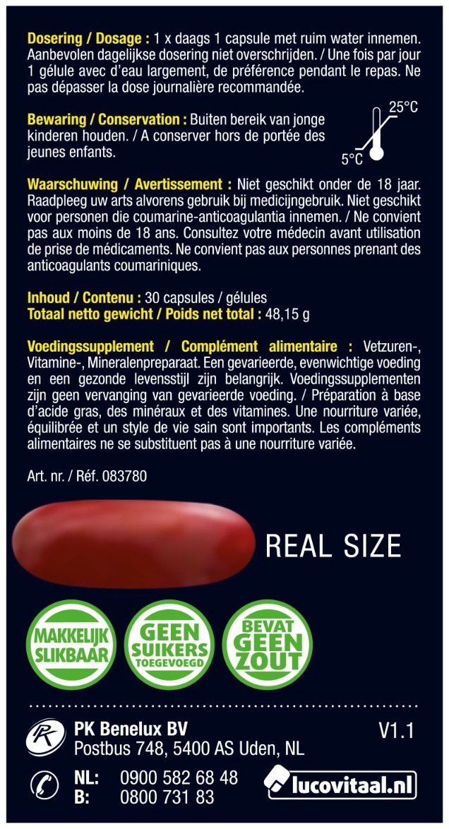 Lucovitaal Magnesium mama & baby multi 30 Capsules