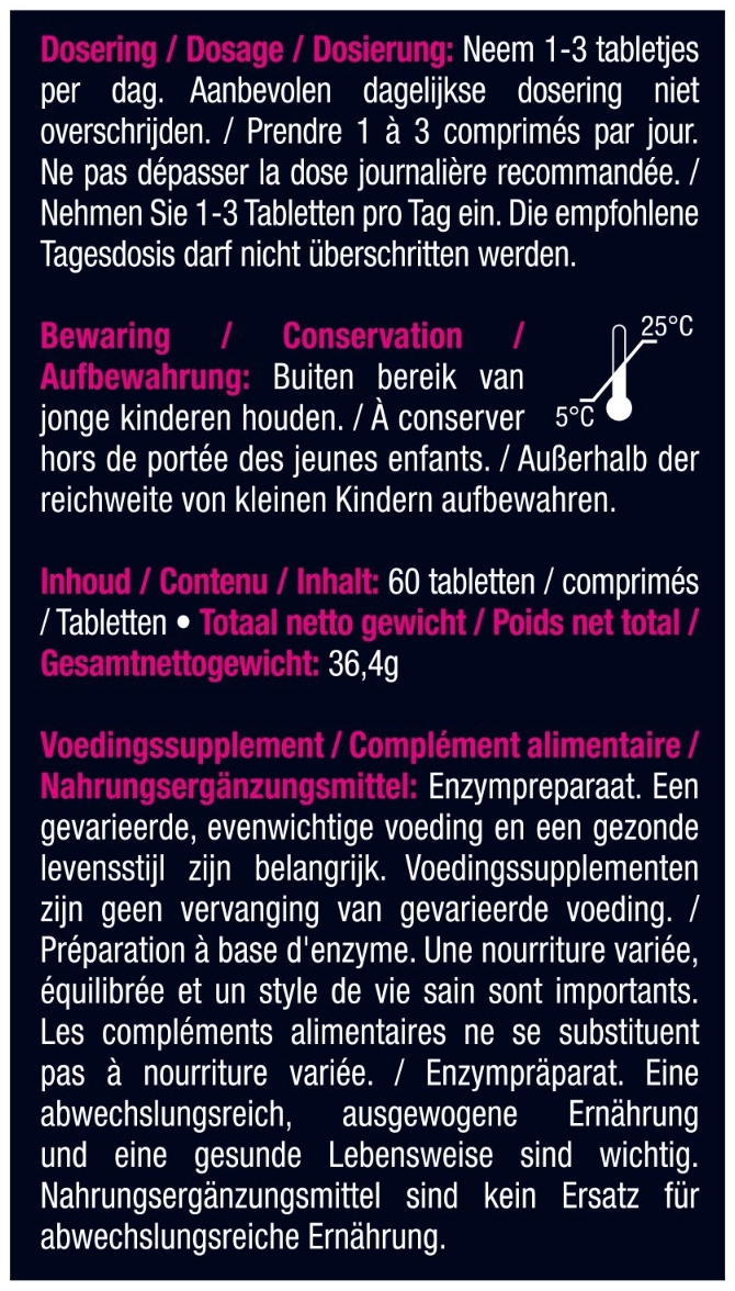 Lucovitaal Lactase 7.000 FCC 60 tabletten