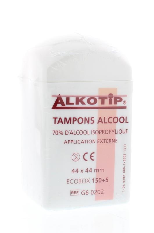 Alcoholdoekjes alkotip dispenser 155 stuks