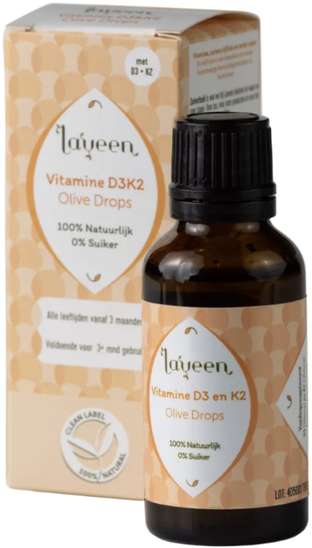 Vitamine D3K2 Olijfolie Druppels 30 ML
