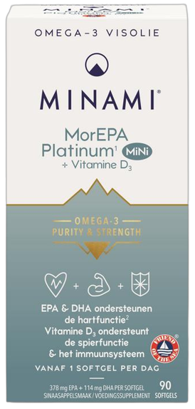 MorEPA platinum mini + vitamine D3 90sft