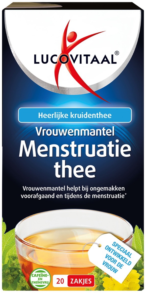 Lucovitaal Vrouwenmantel Menstruatie Thee 20 zakjes