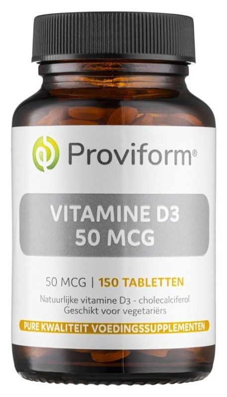 Vitamine D3 50mcg (2000IE) 150 Tabletten