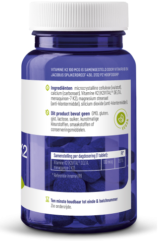 Vitakruid Vitamine K2 100 mcg 60 tabletten