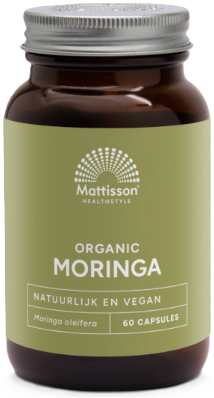 Mattisson Biologische Moringa Blad 400 mg 60 Vegicaps