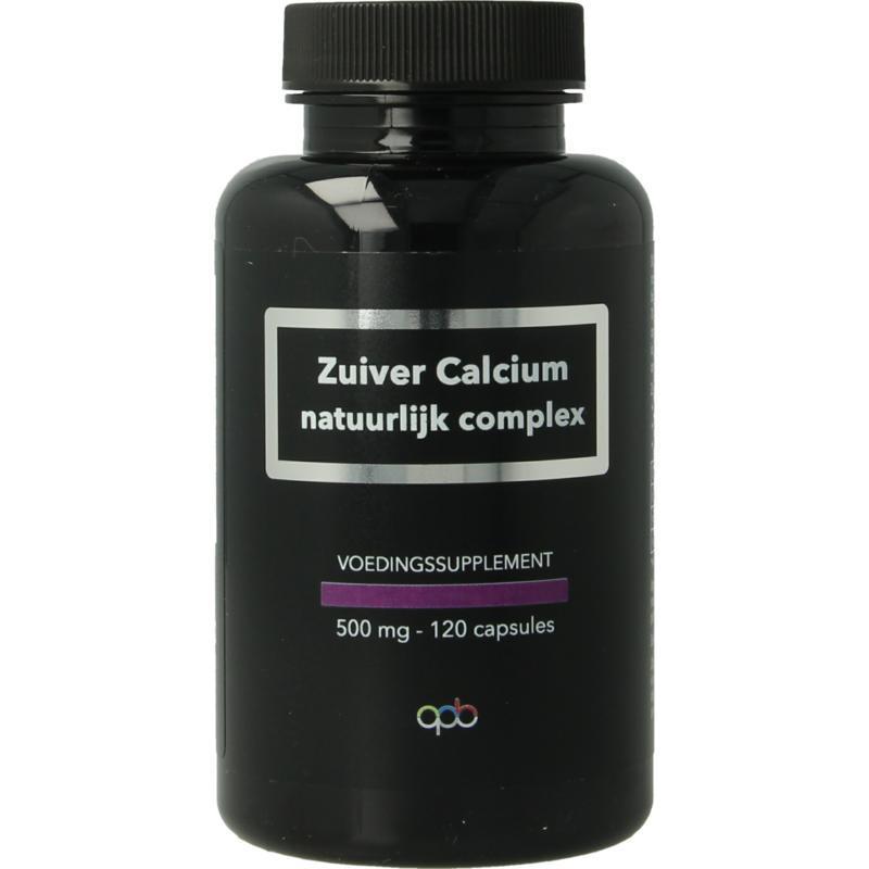 Zuiver Calcium Natuurlijk Complex 550mg 120 capsules