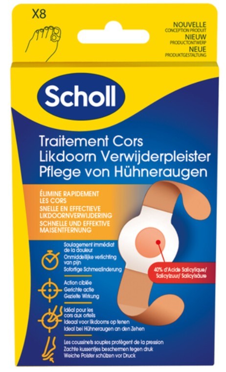 Likdoorn Verwijderpleister 8 Stuks