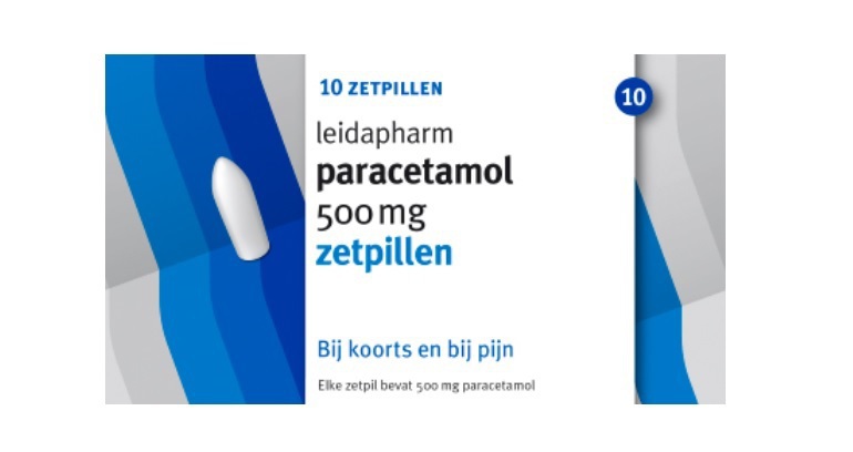 Paracetamol Zetpil 500mg 10 zetpillen