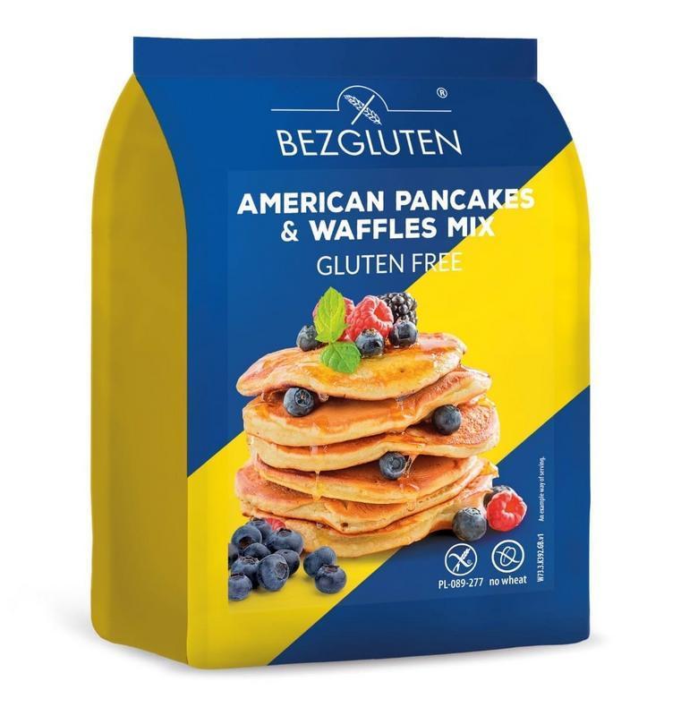 American pancakes & waffles mix glutenvrij 300g