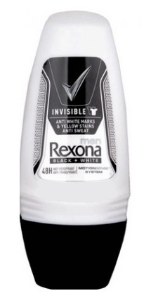Deodorant Roller Men Invisible Black & White 50 Ml