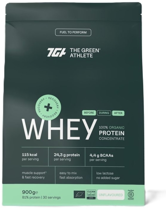 Whey protein concentrate unflavoured bio 900g