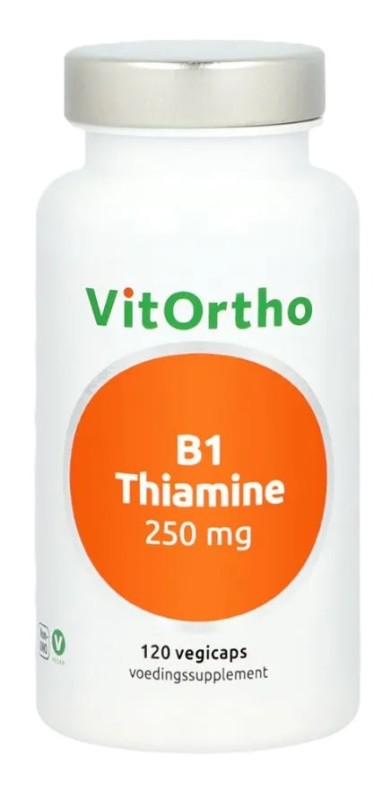 VitOrtho B1 Thiamine 250 mg 120 Vegicaps