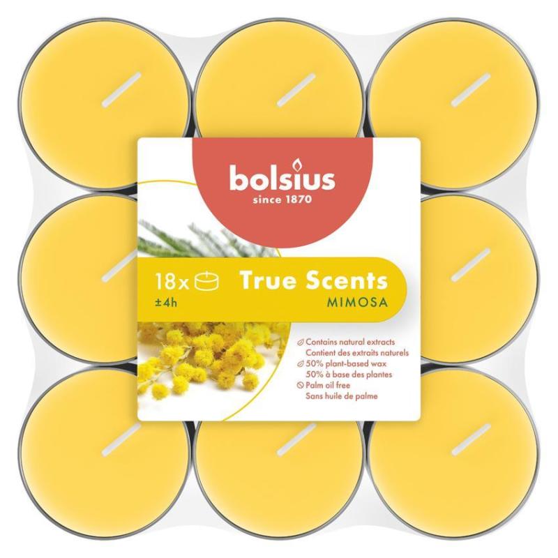 True Scents Mimosa Geurtheelichten 18 Stuks