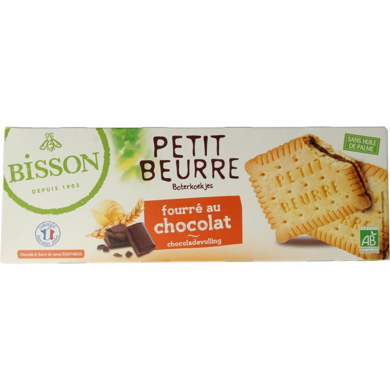 Petit beurre biscuit met chocolade bio 197g