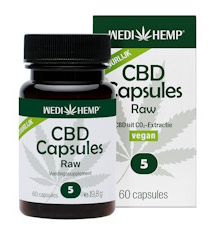CBD Raw 5% 60 Capsules